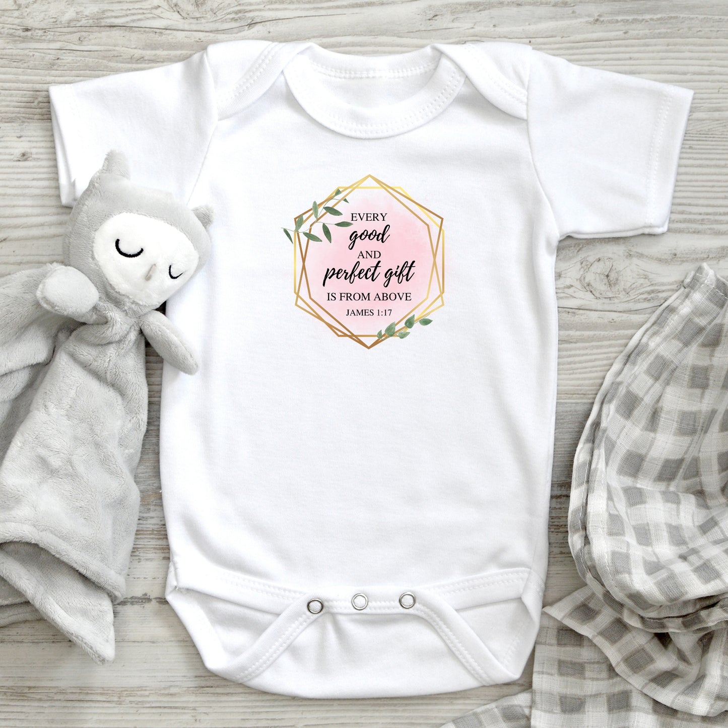 Every Good and Perfect Gift Short Sleeve Bodysuit