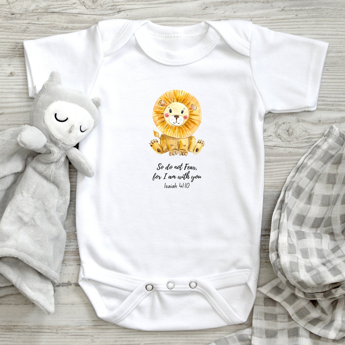 Do Not Fear Baby Short Sleeve Bodysuit