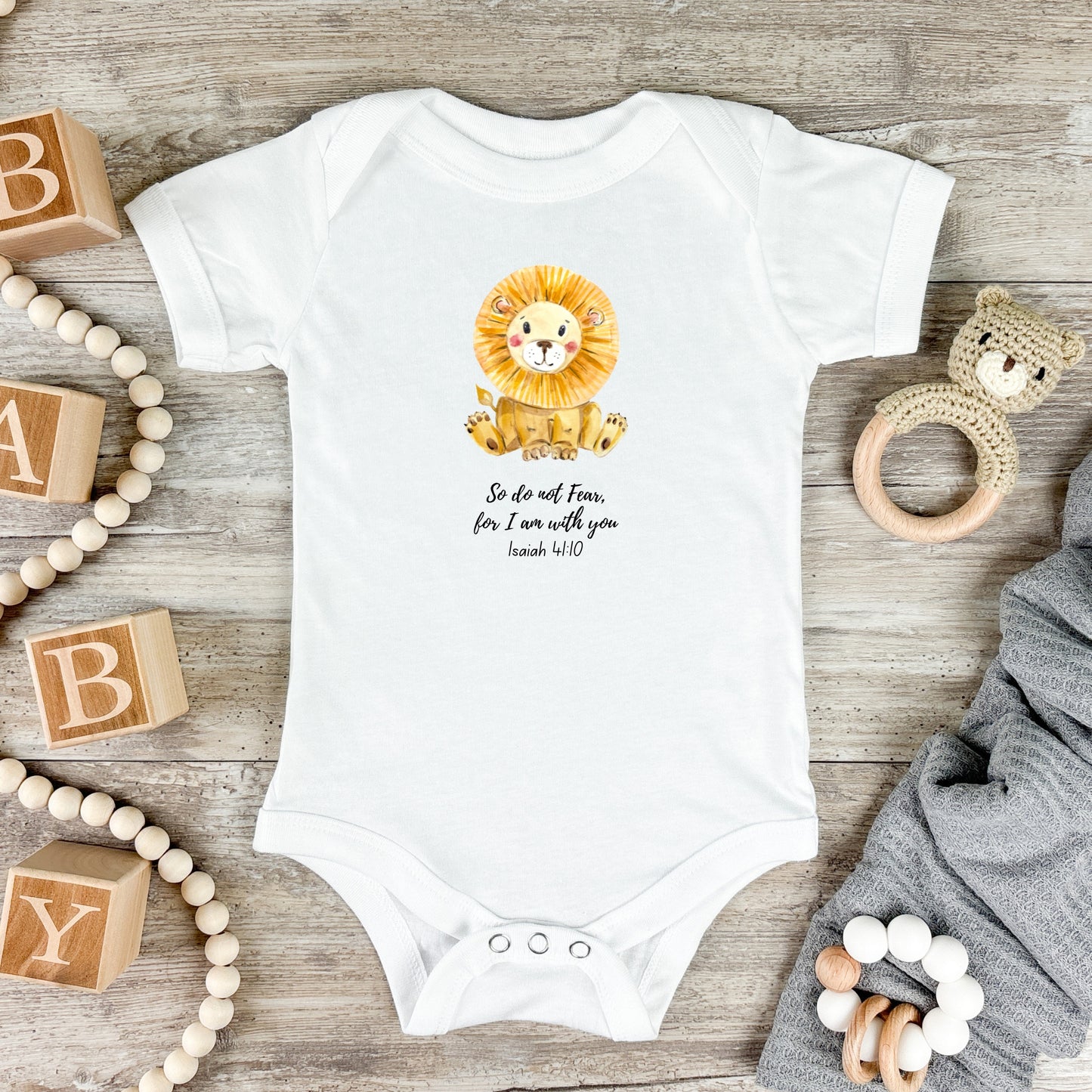 Do Not Fear Baby Short Sleeve Bodysuit