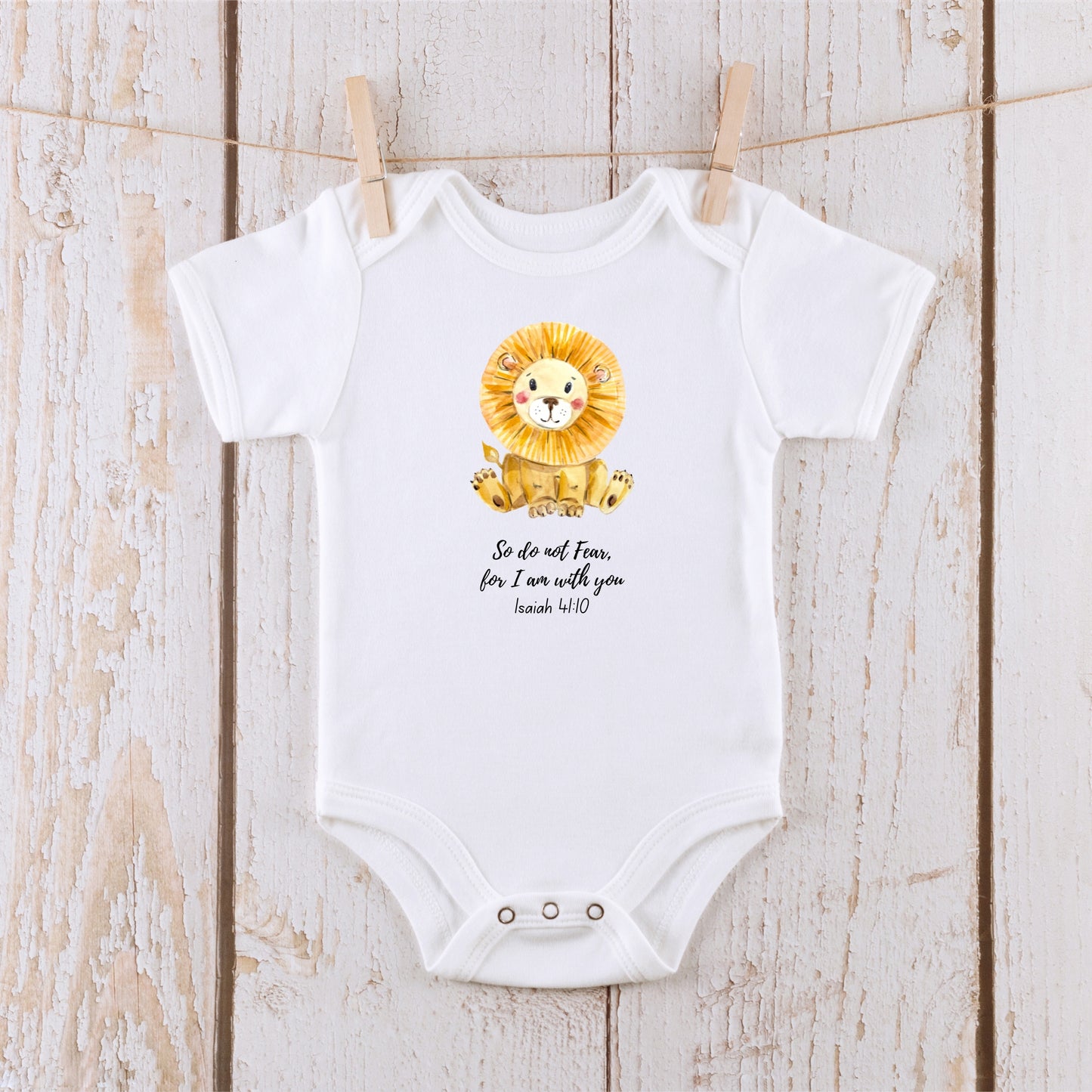 Do Not Fear Baby Short Sleeve Bodysuit