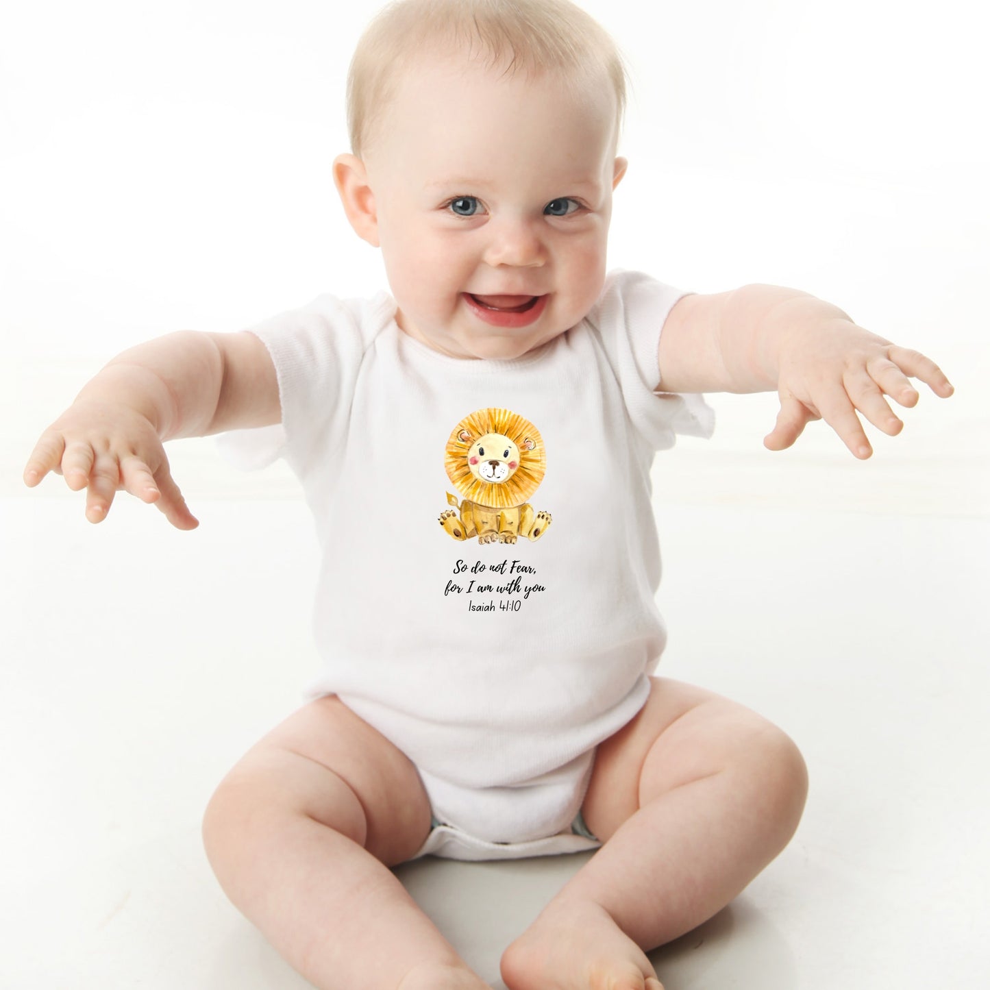 Do Not Fear Baby Short Sleeve Bodysuit