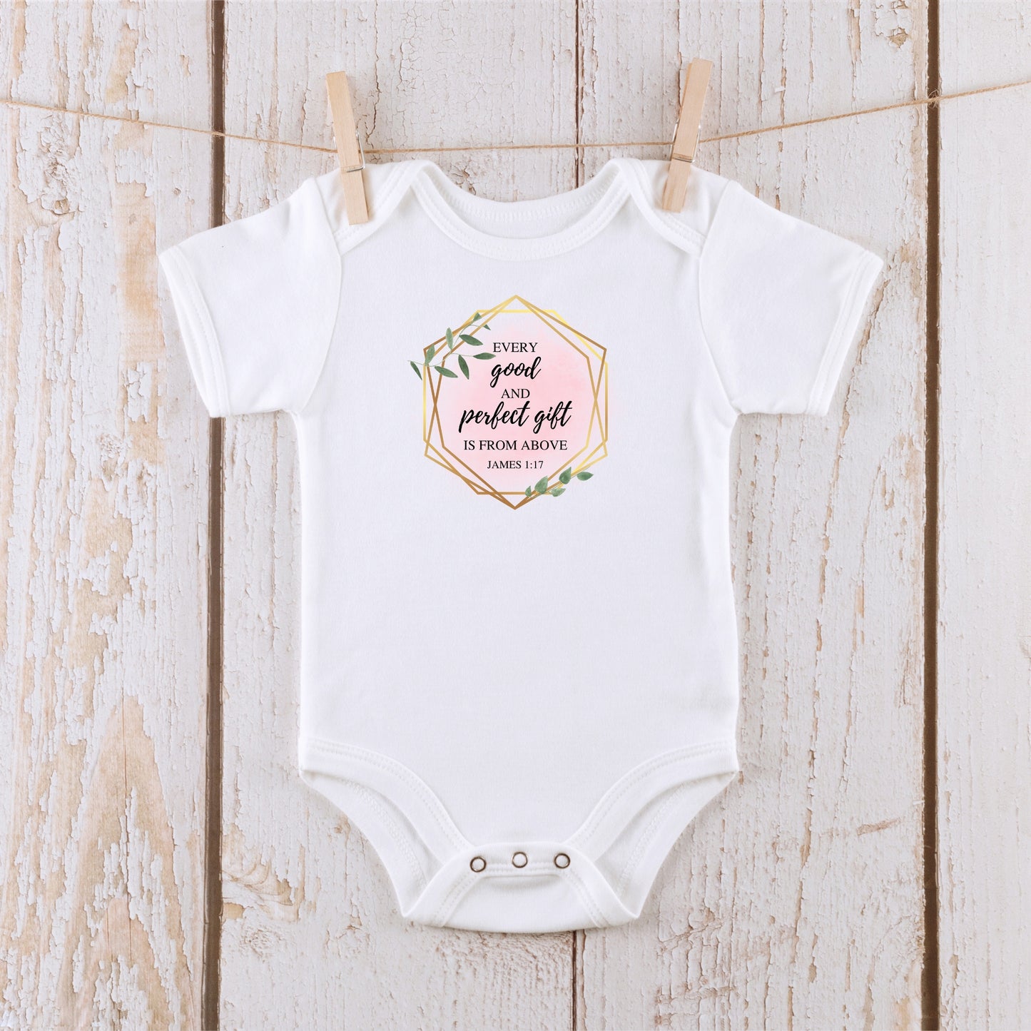 Every Good and Perfect Gift Short Sleeve Bodysuit