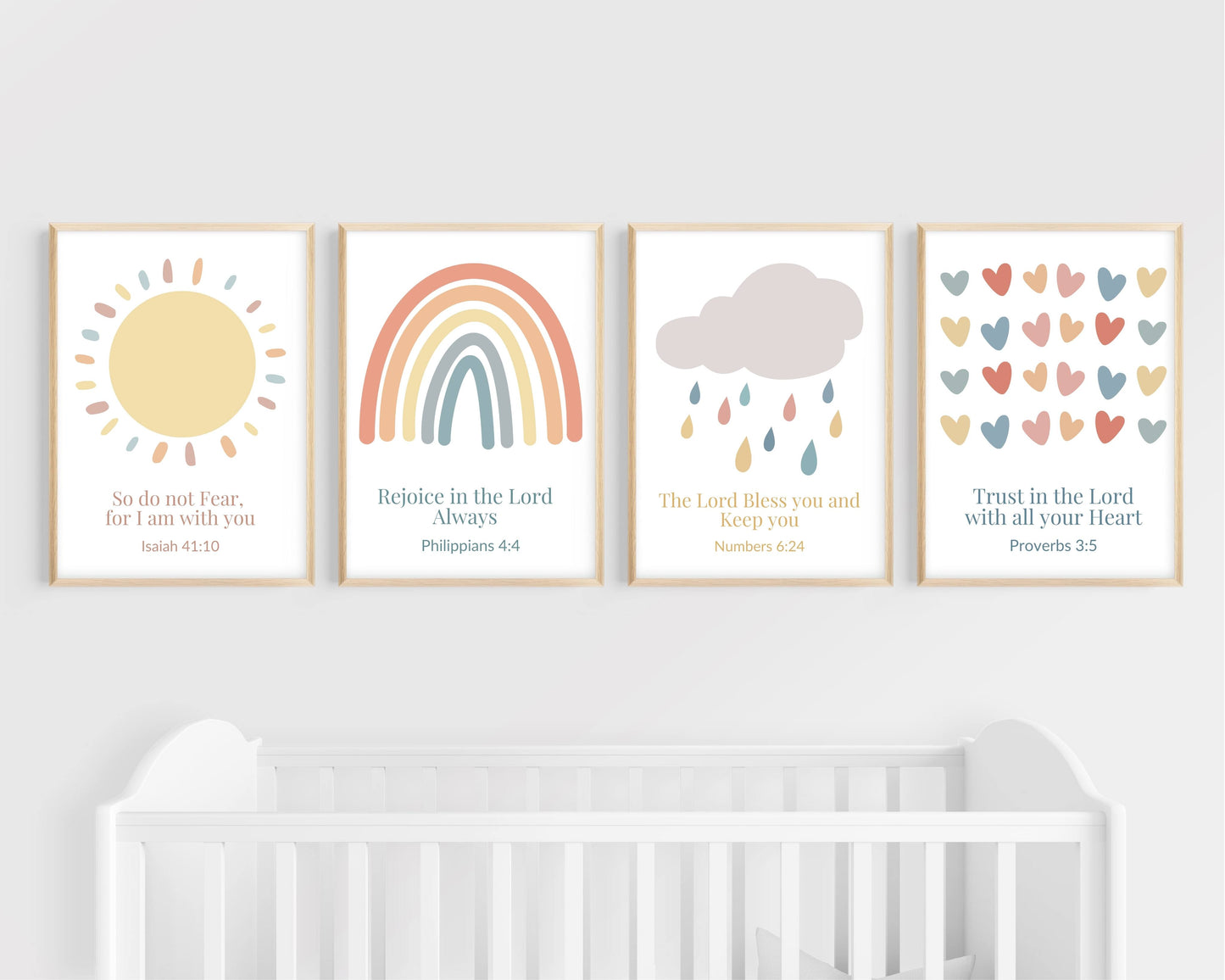 Rainbow Digital Nursery Art