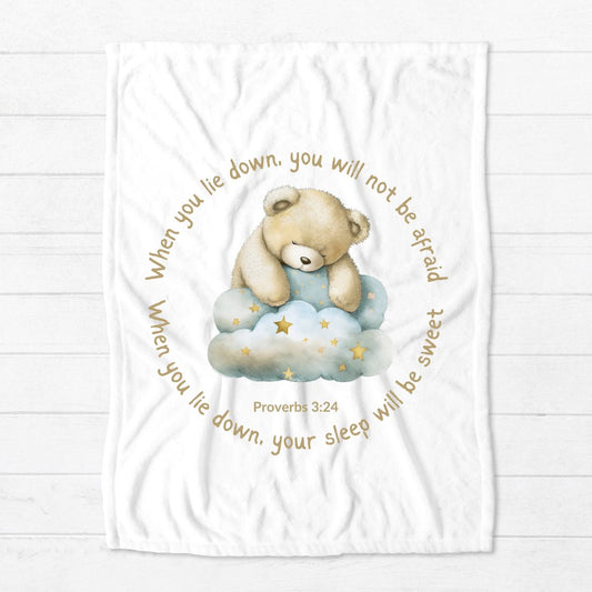 When You Lie Down Minky Blanket