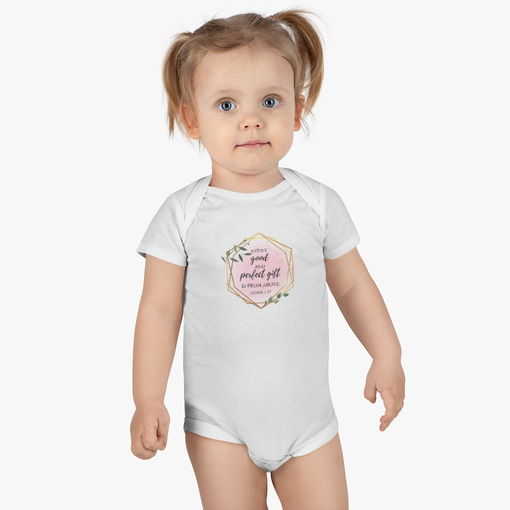 every good and perfect gift baby short sleeve onesie®