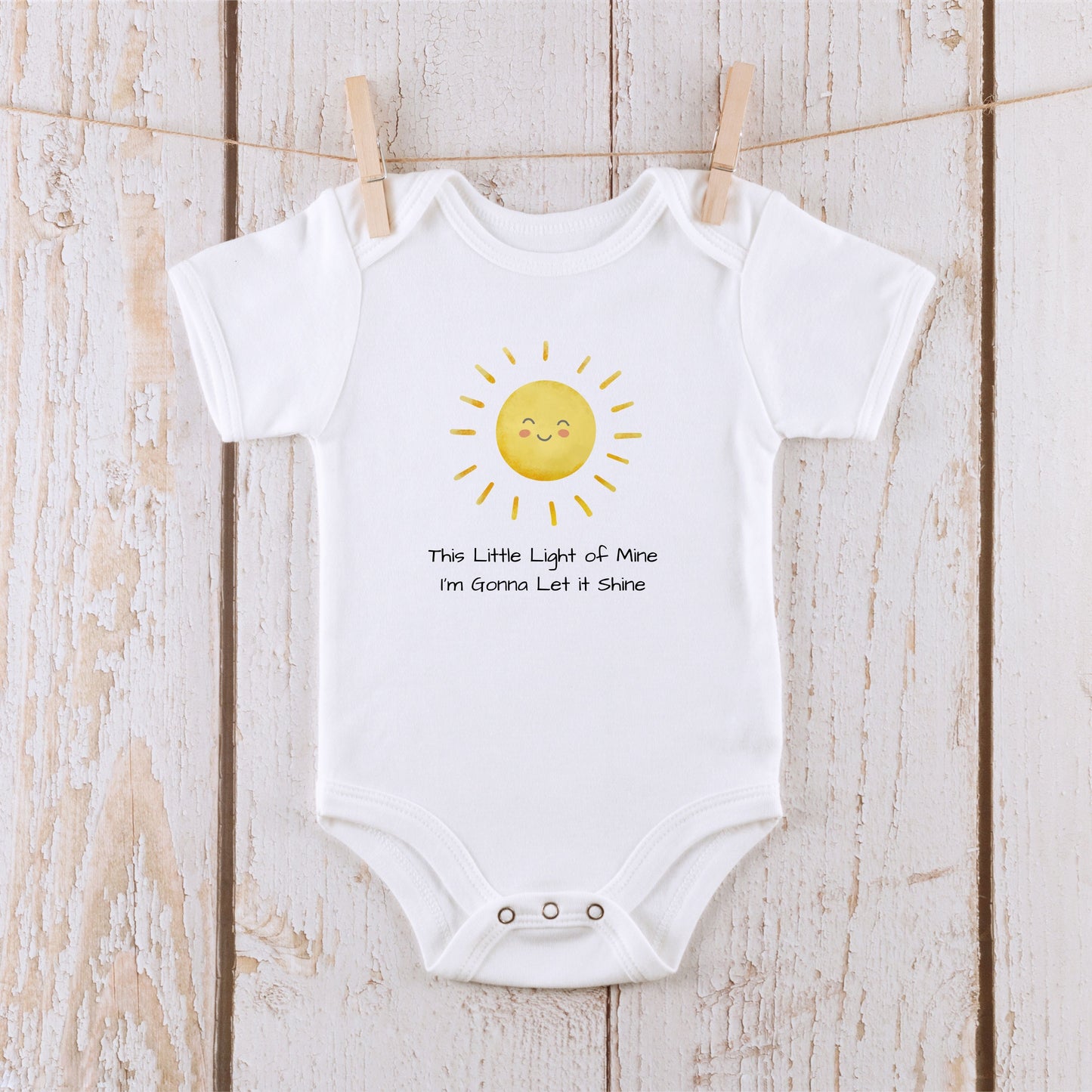 this little light baby short sleeve onesie®